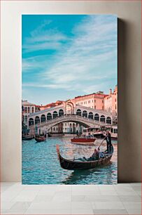 Πίνακας, Rialto Bridge in Venice Γέφυρα Ριάλτο στη Βενετία