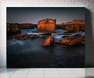 Πίνακας, Rock Formations at Shoreline Βραχώδεις σχηματισμοί στο Shoreline