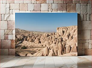 Πίνακας, Rock Formations in Arid Landscape Βραχώδεις σχηματισμοί σε άνυδρο τοπίο