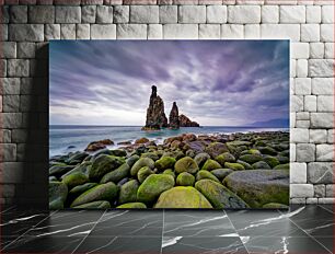 Πίνακας, Rocky Shore and Dramatic Sky Rocky Shore και Dramatic Sky