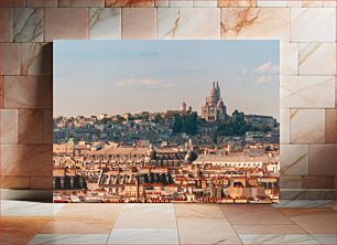 Πίνακας, Rooftops and Sacré-Cœur Basilica Στέγες και Βασιλική Sacré-Cœur