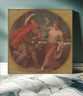 Πίνακας, Round study of composition from roman history by Milan Thomka Mitrovský