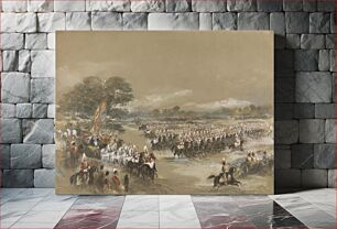 Πίνακας, Royal Review at Windsor - Queen Victoria and Khedive Ismail Pashe of Egypt, June 26th, 1868