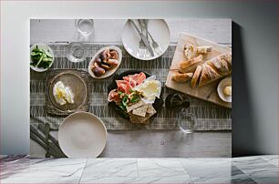 Πίνακας, Rustic Meal Spread Ρουστίκ άλειμμα γεύματος