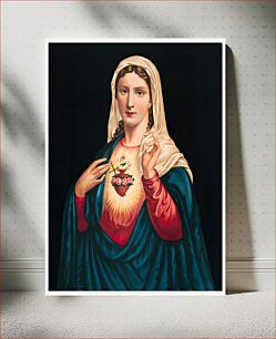 Πίνακας, S.S. Heart of Mary (1890), vintage religious illustration