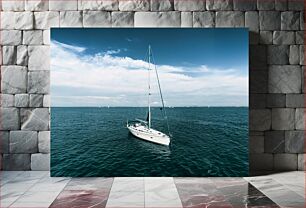 Πίνακας, Sailboat on the Ocean Ιστιοπλοϊκό στον Ωκεανό