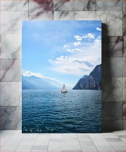Πίνακας, Sailing on a Serene Lake Πλέοντας σε μια γαλήνια λίμνη