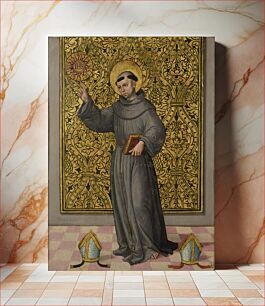 Πίνακας, Saint Bernardino of Siena by Miguel Esteve