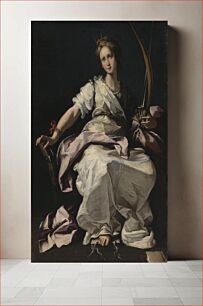 Πίνακας, Saint Catherine of Alexandria by Bernardo Strozzi