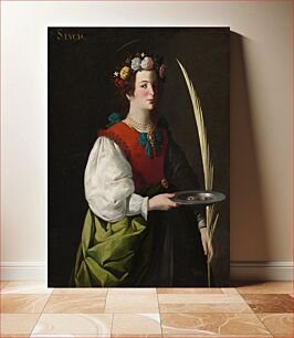 Πίνακας, Saint Lucy (ca. 1625–1630) by Francisco de Zurbarán