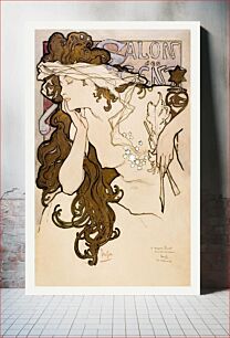 Πίνακας, Salon des Cent poster (1896) by Alphonse Maria Mucha