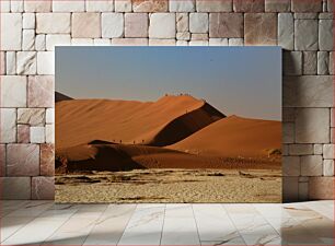 Πίνακας, Sand Dunes and Hikers Αμμόλοφοι και Πεζοπόροι