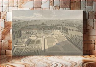 Πίνακας, Sarsden House and Gardens, Oxfordshire: Bird's-eye View