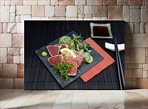 Πίνακας, Sashimi Tuna Plate Πιάτο τόνου Sashimi