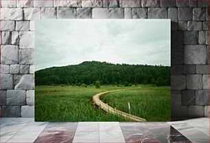 Πίνακας, Scenic Boardwalk Through Green Hills Scenic Boardwalk Through Green Hills