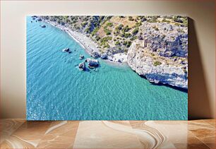 Πίνακας, Scenic Coastal Aerial View Γραφική Παράκτια Αεροφωτογραφία