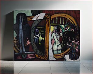 Πίνακας, Sculptor’s Studio (1946) in high resolution by Max Beckmann