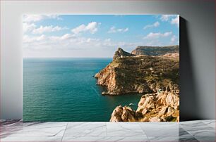 Πίνακας, Seaside Cliff Landscape Τοπίο παραθαλάσσιου γκρεμού