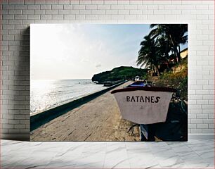 Πίνακας, Seaside Pathway in Batanes Παραθαλάσσιο μονοπάτι στις Μπατάνες