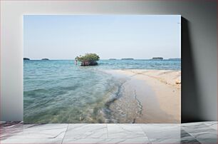 Πίνακας, Secluded Beach with Clear Waters Απομονωμένη Παραλία με Καθαρά Νερά