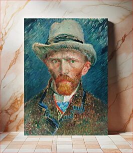 Πίνακας, Self-portrait (1887) by Vincent Van Gogh