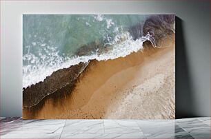 Πίνακας, Serene Beach Aerial View Αεροφωτογραφία Serene Beach