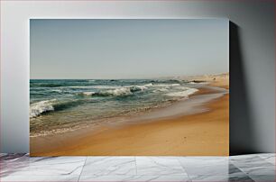 Πίνακας, Serene Beach Waves Γαλήνια κύματα παραλίας