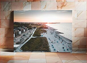 Πίνακας, Serene Coastal Sunset Γαλήνιο παράκτιο ηλιοβασίλεμα