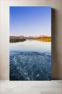 Πίνακας, Serene Mountain Lake at Sunset Γαληνή ορεινή λίμνη στο ηλιοβασίλεμα