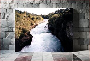 Πίνακας, Serene River Landscape Γαληνό τοπίο του ποταμού