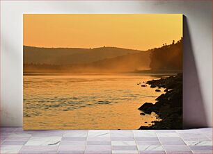 Πίνακας, Serene Sunset Over the Lake Γαλήνιο ηλιοβασίλεμα πάνω από τη λίμνη