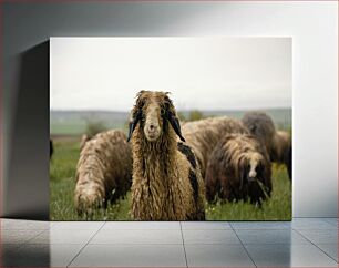 Πίνακας, Sheep in Pasture Πρόβατα σε Βοσκότοπους