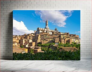 Πίνακας, Siena Cathedral and Surrounding Buildings Καθεδρικός ναός της Σιένα και γύρω κτίρια