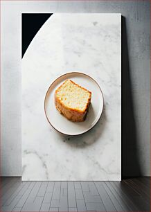 Πίνακας, Slice of Cake on Plate Φέτα κέικ στο πιάτο