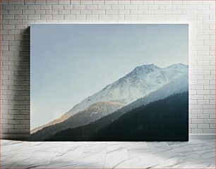 Πίνακας, Snow-Capped Mountain at Dawn Χιονισμένο βουνό την αυγή