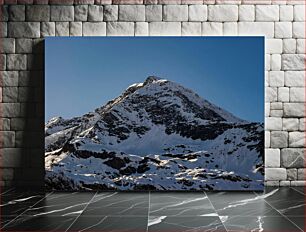 Πίνακας, Snow-Capped Mountain Χιονισμένο βουνό