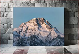 Πίνακας, Snow-capped Mountain Peak Χιονισμένη βουνοκορφή