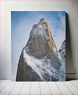 Πίνακας, Snow-Capped Mountain Peak Χιονισμένη Κορυφή