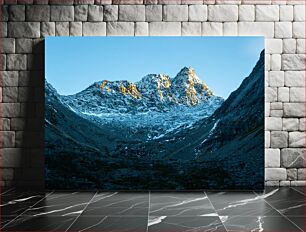 Πίνακας, Snow-capped Mountain Peaks Χιονισμένες βουνοκορφές