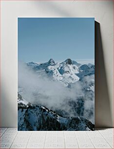 Πίνακας, Snow-Capped Mountain Peaks Χιονισμένες βουνοκορφές