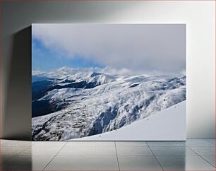 Πίνακας, Snow-Covered Mountain Range Χιονισμένη Οροσειρά