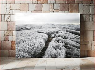 Πίνακας, Snowy Landscape Χιονισμένο Τοπίο