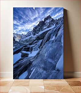 Πίνακας, Snowy Mountain Landscape Χιονισμένο Ορεινό Τοπίο