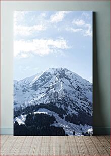 Πίνακας, Snowy Mountain Landscape Χιονισμένο Ορεινό Τοπίο