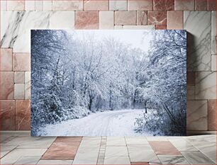 Πίνακας, Snowy Winter Forest Χιονισμένο Χειμωνιάτικο Δάσος