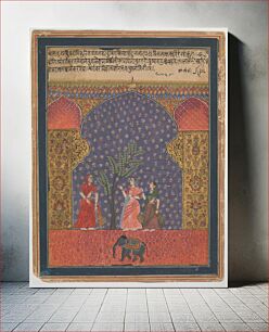 Πίνακας, "Solanki Raga", Folio from a Ragamala, ca. 1590