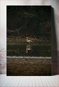 Πίνακας, Solitary Bird in the Wilderness Μοναχικό πουλί στην ερημιά