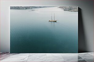 Πίνακας, Solitary Boat on Calm Waters Μοναχικό σκάφος σε ήρεμα νερά