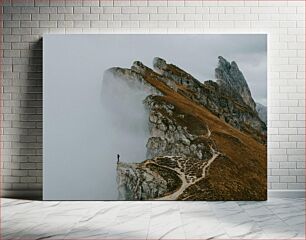 Πίνακας, Solitary Hiker in Misty Mountains Μοναχικός πεζοπόρος στα Misty Mountains