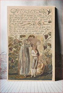 Πίνακας, Songs of Innocence and of Experience, Plate 37, "Nurses Song" (Bentley 38)